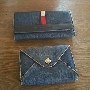 Tommy Hilfiger vintage denim wallets (2 pack)